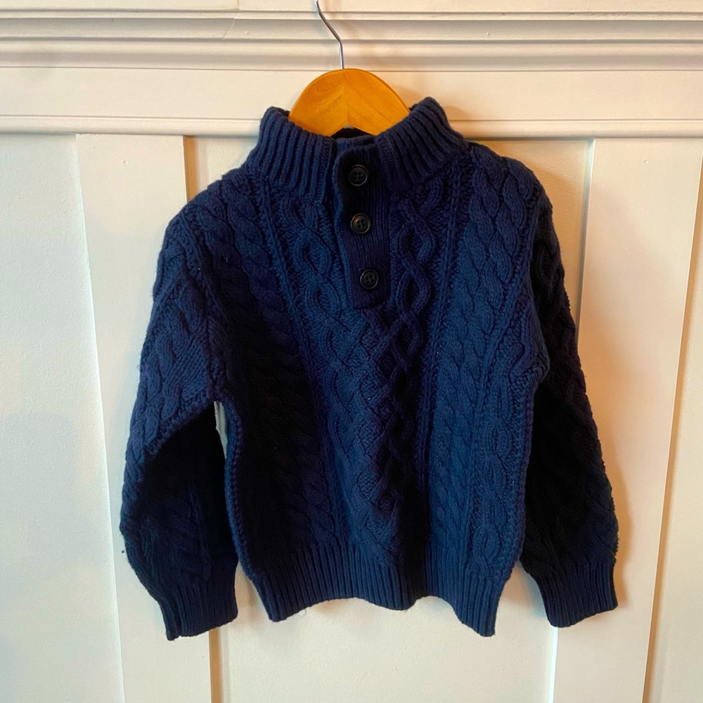 Gap Cable Knit Blue Sweater